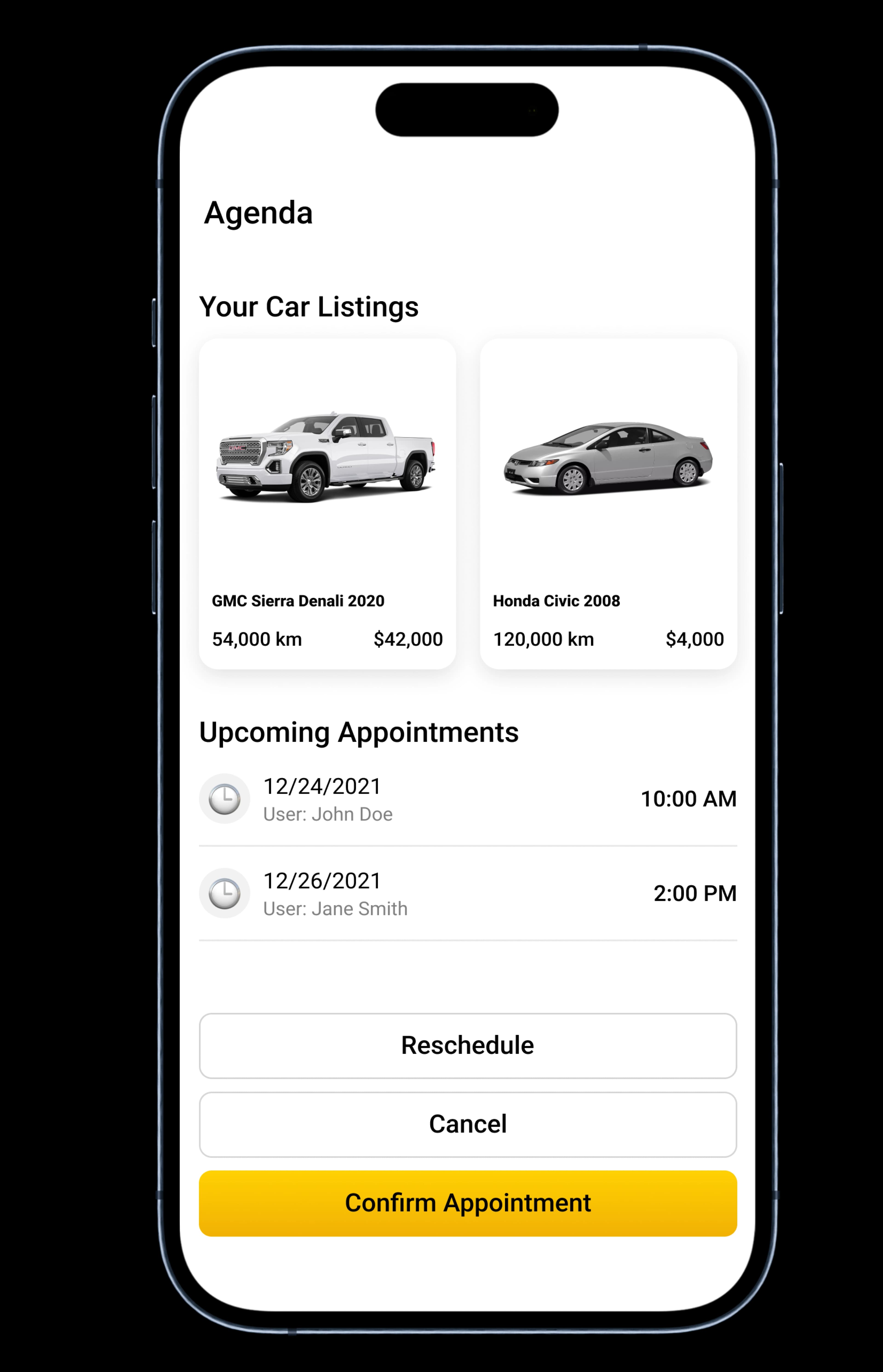 Control total de tus citas con compradores